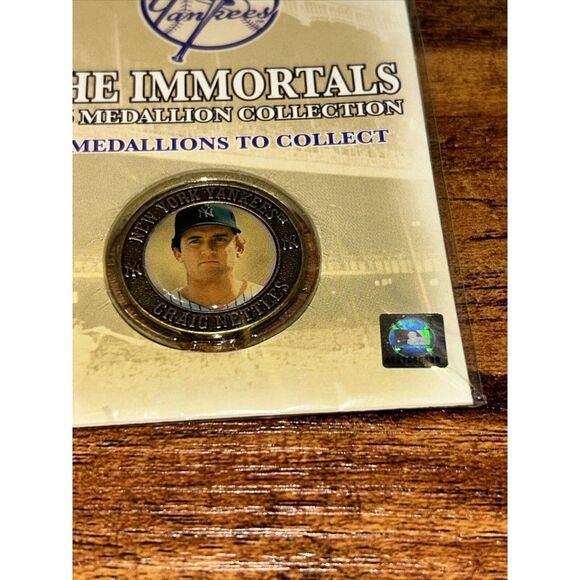 Graig Nettles 2005 New York Yankees NY Post Medallion Coin The Immortals NEW - Picture 4 of 7